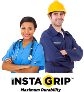 instagraph grip maximum durability clothing. 2 workers wearing geat. Insta Graphic Systems