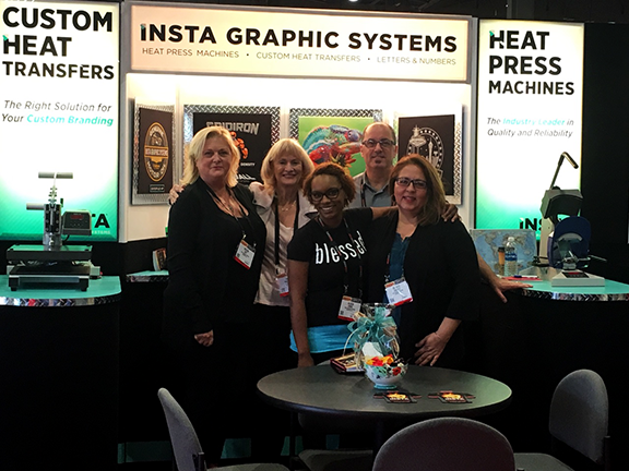 instagraph team SGIA Product of the year award Heat Press Parts and Accessories - Insta Graphic Systems
