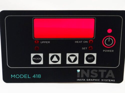 Label Control Overlay 418 Heat Press Machine Insta Graphic Systems