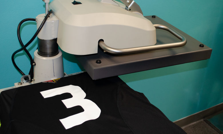 Screen Printed Heat Transfer Sportswear heat press machine Insta Graphic Systems