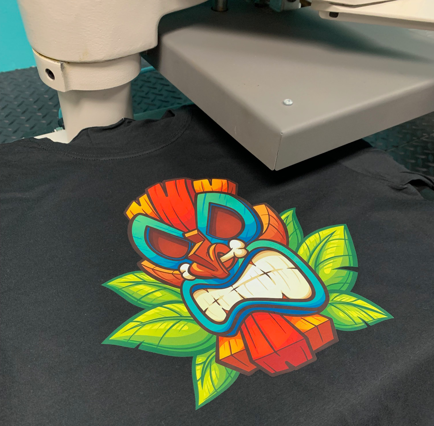 Heat Press design Tiki Insta Graphic Systems