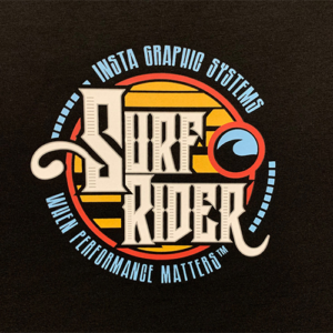 Ultima Insta Graphic Systems Surf Rider Logo When Performance Matters