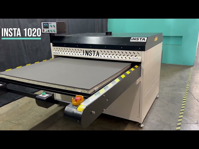 Heat Press Machine Insta1020 by Insta Graphic Systems, showcasing advanced technology and sleek design for efficient and precise garment printing.