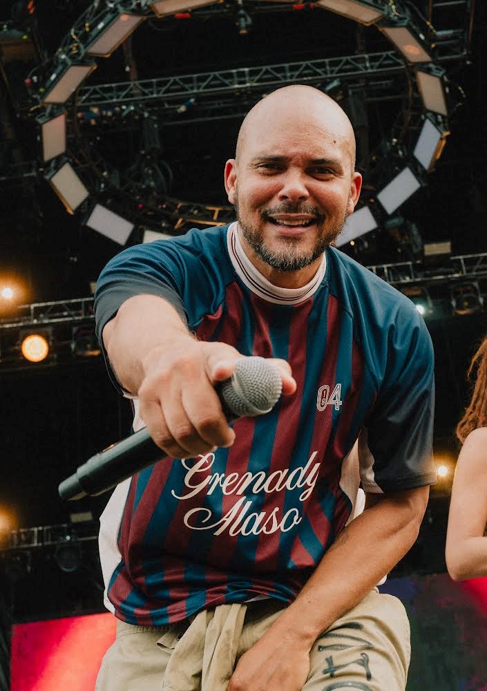 Fifa Countdown Concert Insta Graphic Sponsored Jersey Worn by Major Lazer